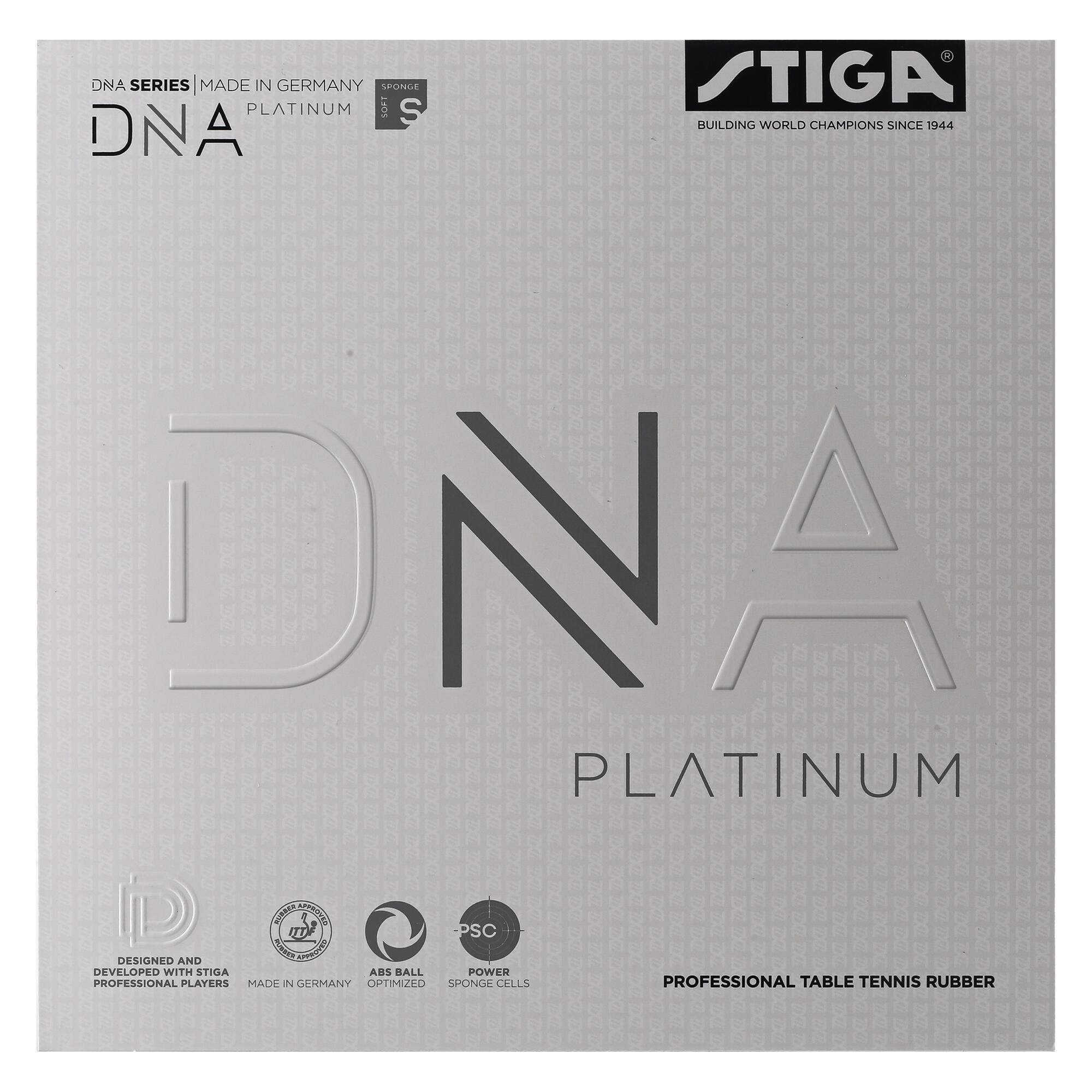 Stiga - Revêtement Raquette De Tennis De Table Dna Platinum S - Revêtement Raquette De Tennis De Table - Noir - Decathlon