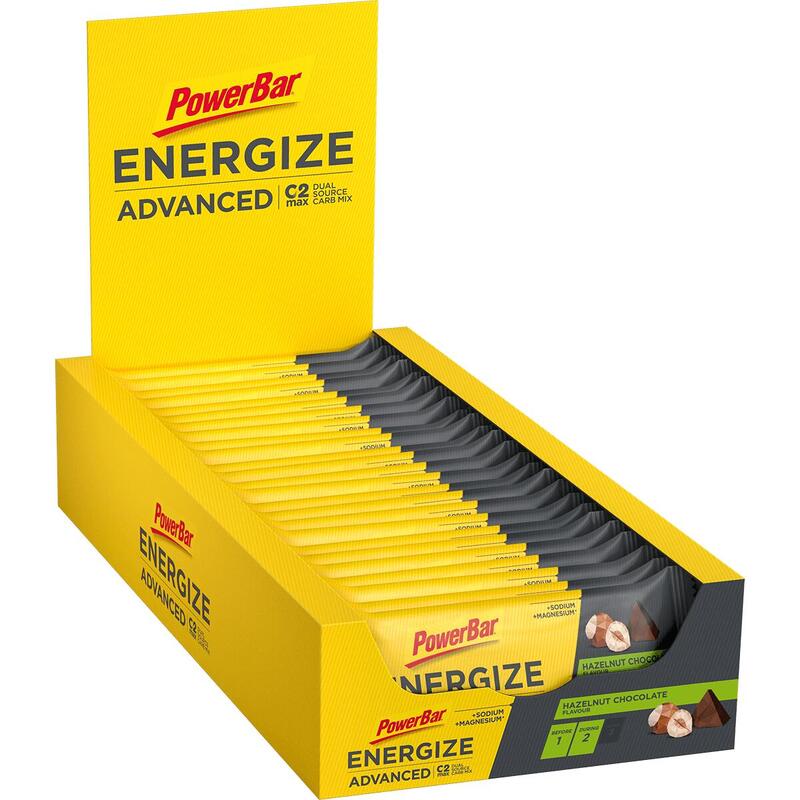 Powerbar Energize Advanced Bar Hazelnut Chocolate 55g (15 stuks)