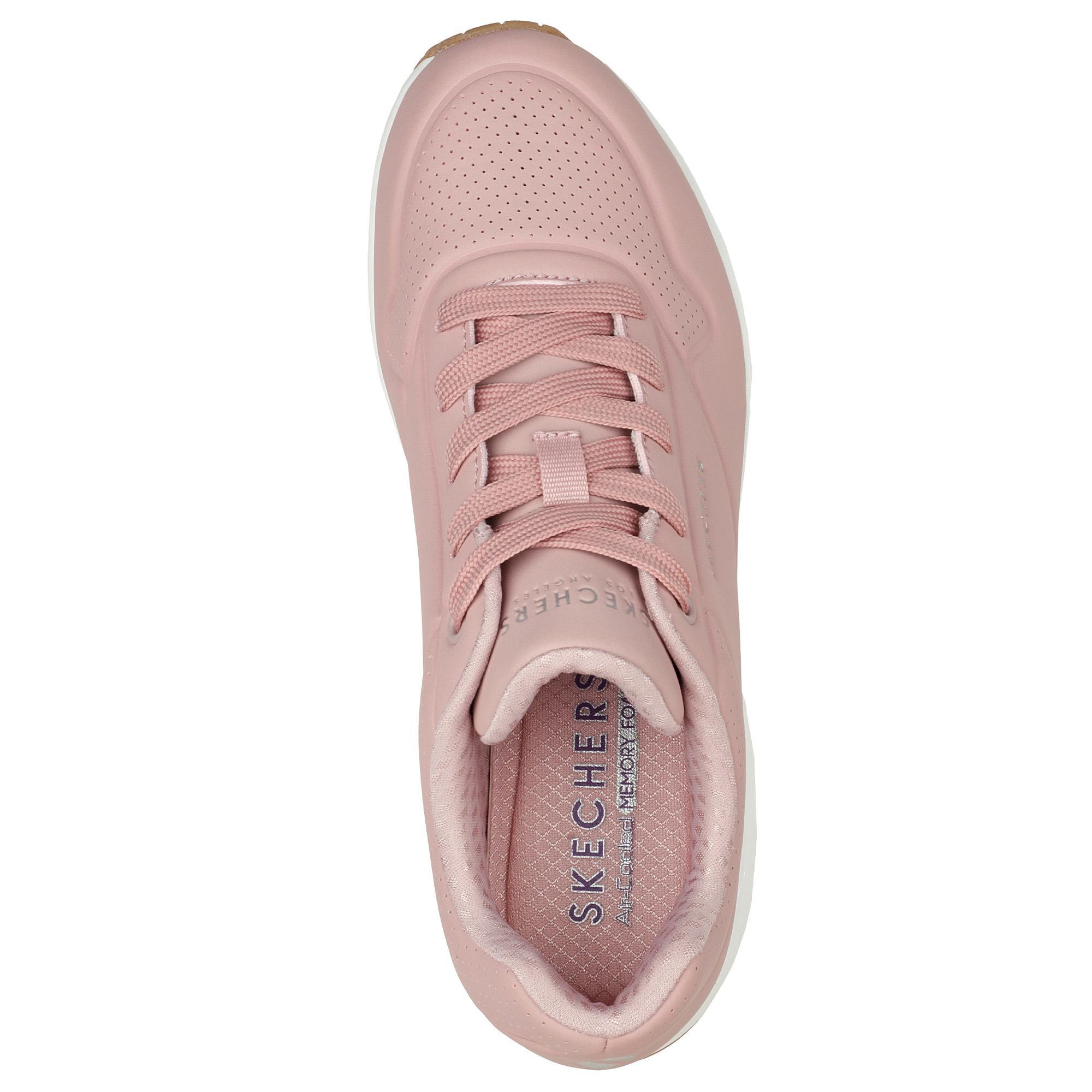 Chaussures Lifestyle Skechers Uno Stand On Air Rose Femme 5/7