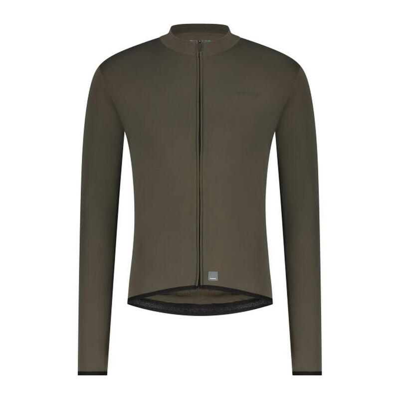 SHIMANO VERTEX Thermal Long Sleeve Jersey, Moss Green