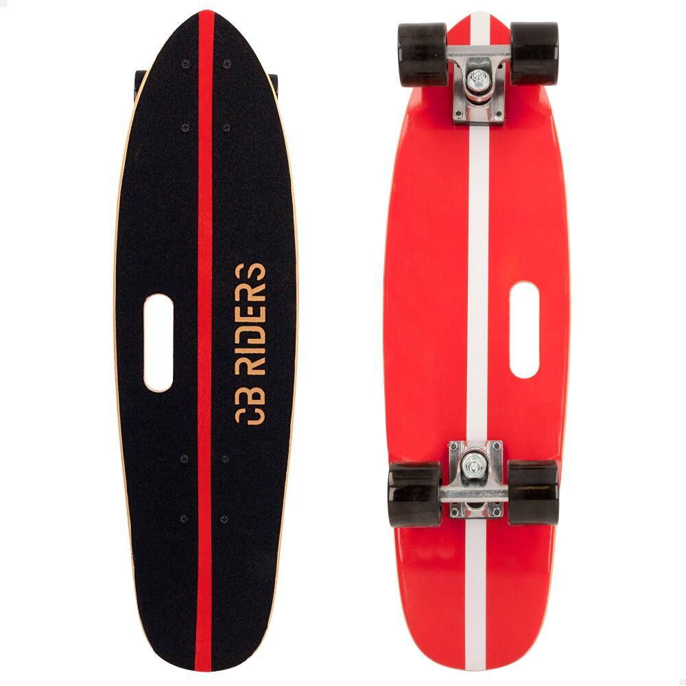 CB RIDERS Skateboard infantil 4 ruedas negro 68 cm c/asa CB Riders