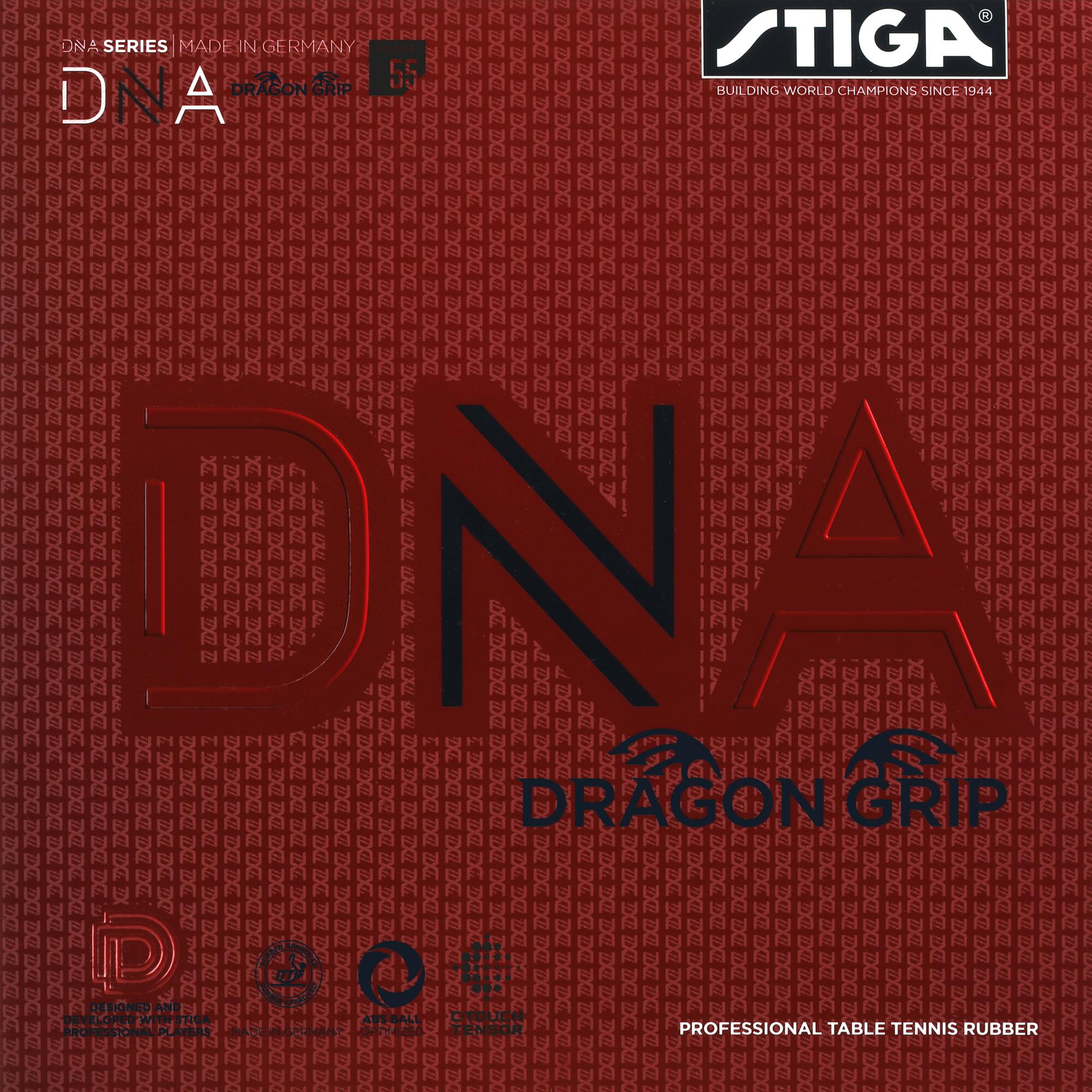 STIGA Revestimiento pala de ping pong DNA Dragon Grip 55