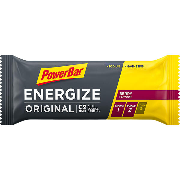 Powerbar Energize Bar Berry (15x55g) - Barre énergétique, riche en glucides 3/5