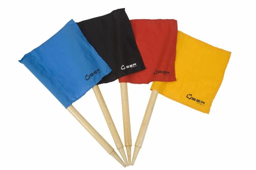 Croquet Flags Set of 4 3/6