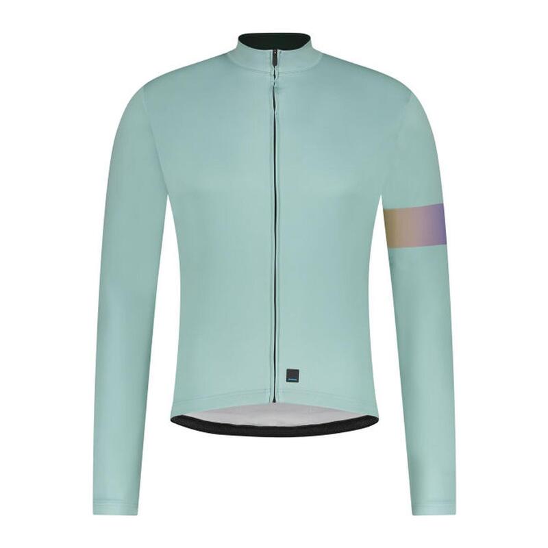 SHIMANO VERTEX Long Sleeves Jersey Printed, Transparent Blue