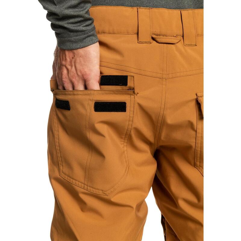 Pantalon de snowboard Quiksilver Estate bone brown XL pour homme