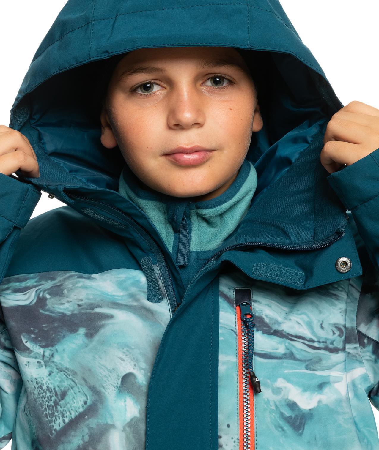 Veste de snow technique MISSION Bleu Garçon 6/7