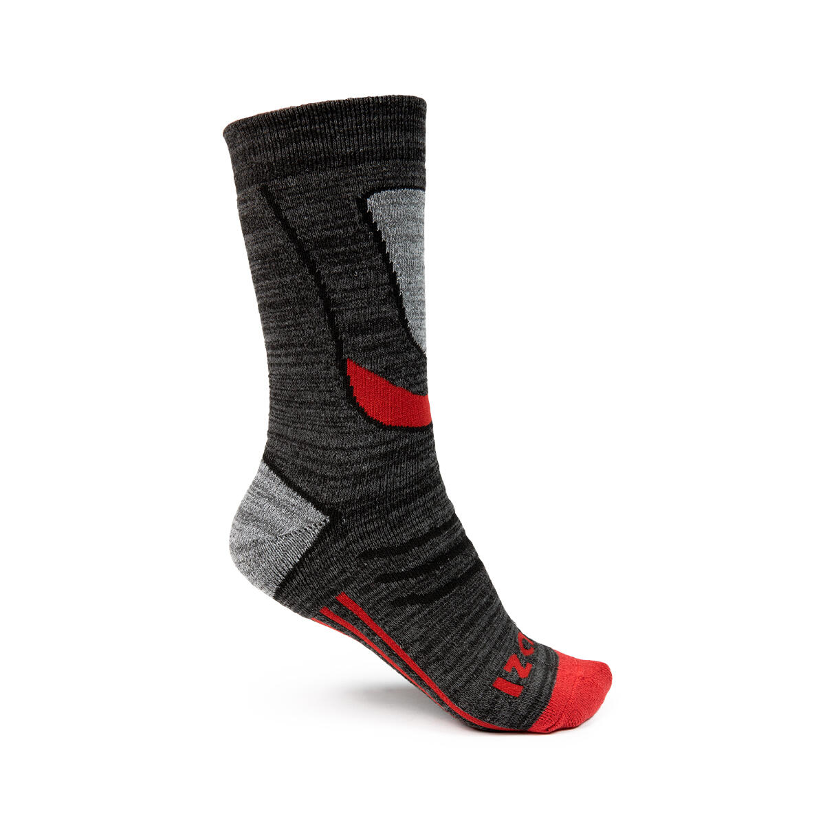 Izas - Chaussettes De Trekking Et De Randonnée Izas Yeltes V3 Medium Rise - Chaussettes - Rouge - 38 S - Decathlon