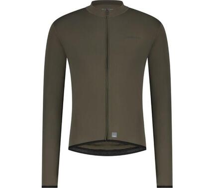 VERTEX Thermal Long Sleeve Jersey, Moss Green