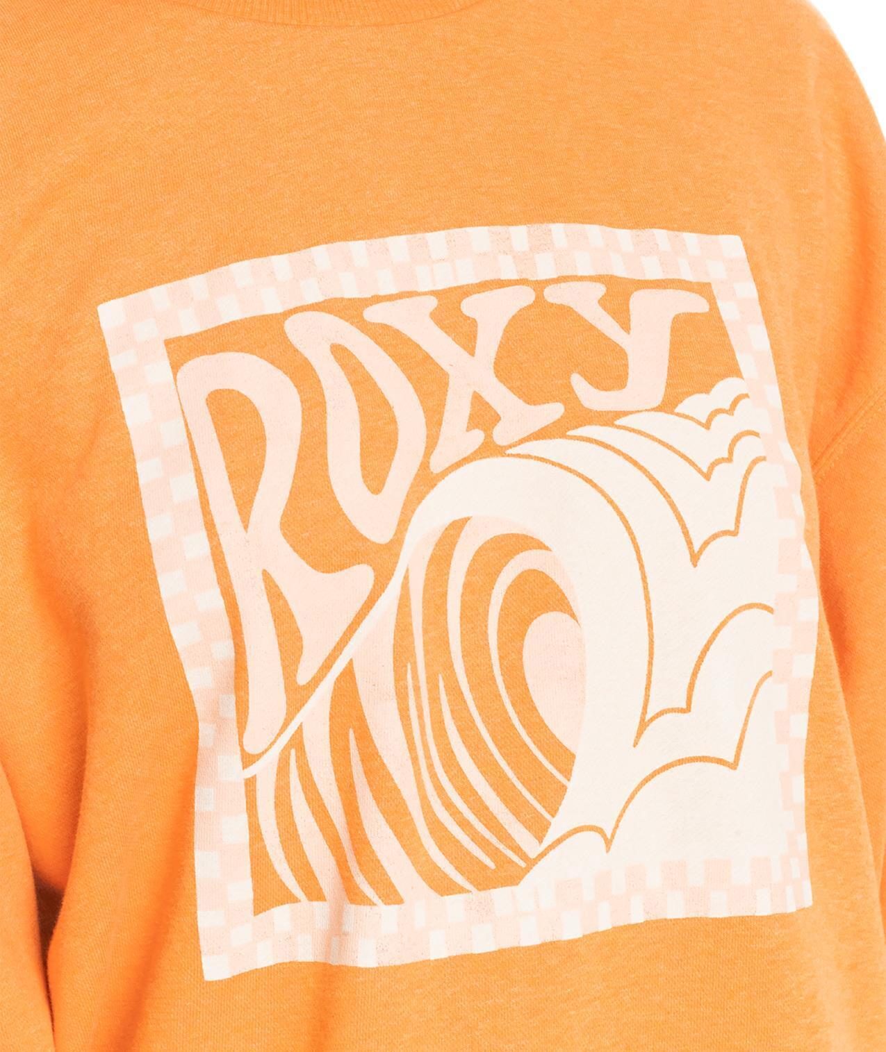 Sudadera para mujer Roxy Take yourplace en color naranja 4/5