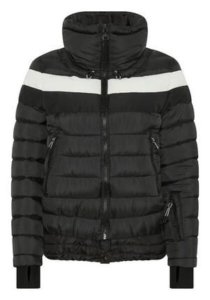 Skijacke im Stepp-Look mit Kontraststreifen