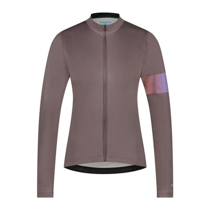 SHIMANO VERTEX Long Sleeves Jersey Printed, Smoky Topaz