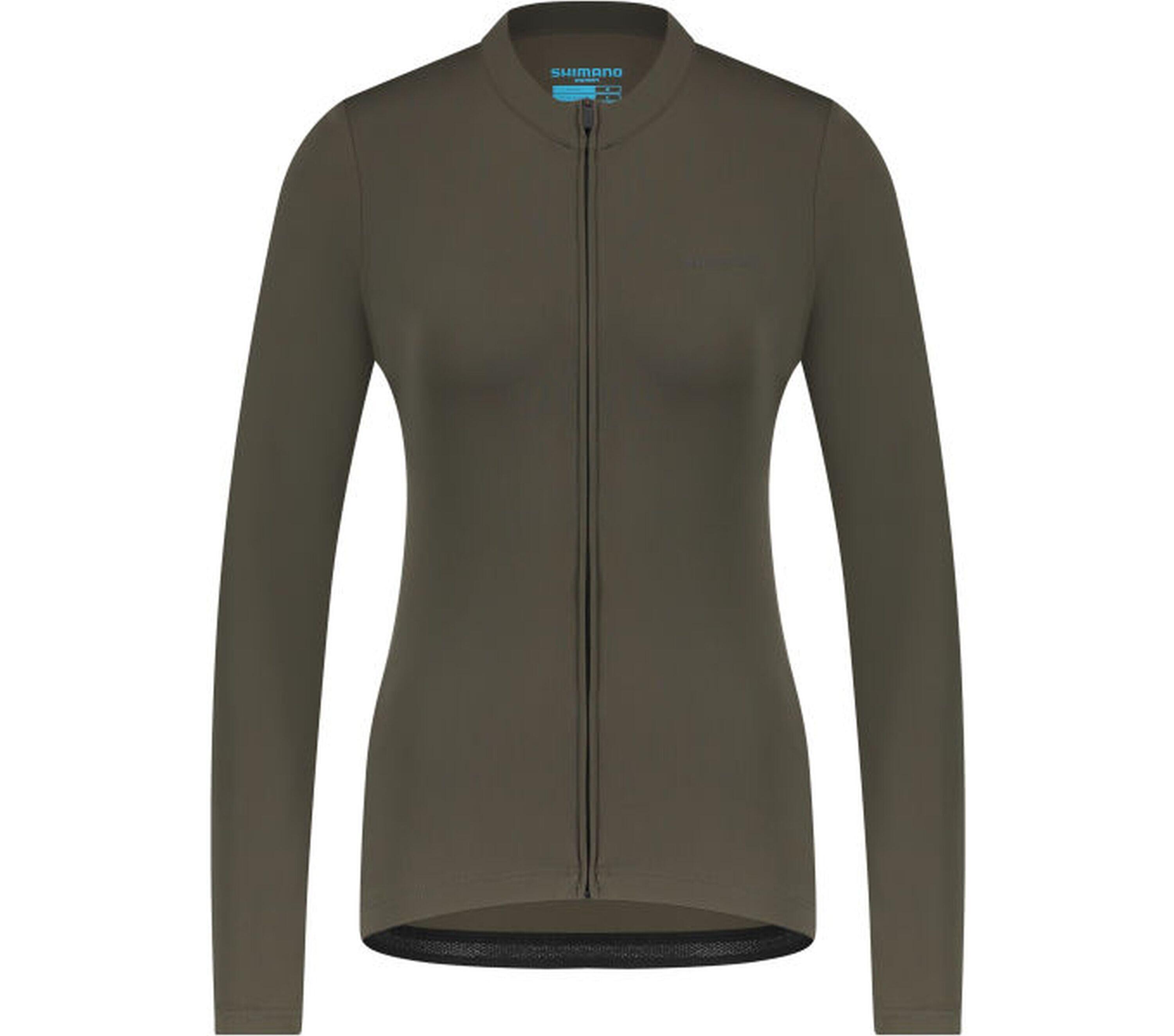 SHIMANO Maglia termica a maniche lunghe KAEDE donna. verde muschio |  Shimano