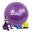 Pelota de pilates 58 cm Bola de yoga Anti-pinchazos Incluye inflador Morado