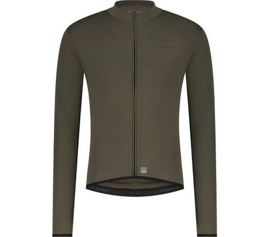 VERTEX Thermal Long Sleeve Jersey, Moss Green