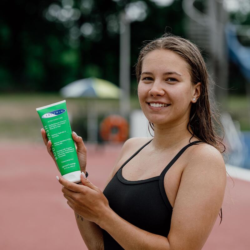 Żel pod prysznic po pływaniu usuwający chlor Triswim 250ml Morela Mango