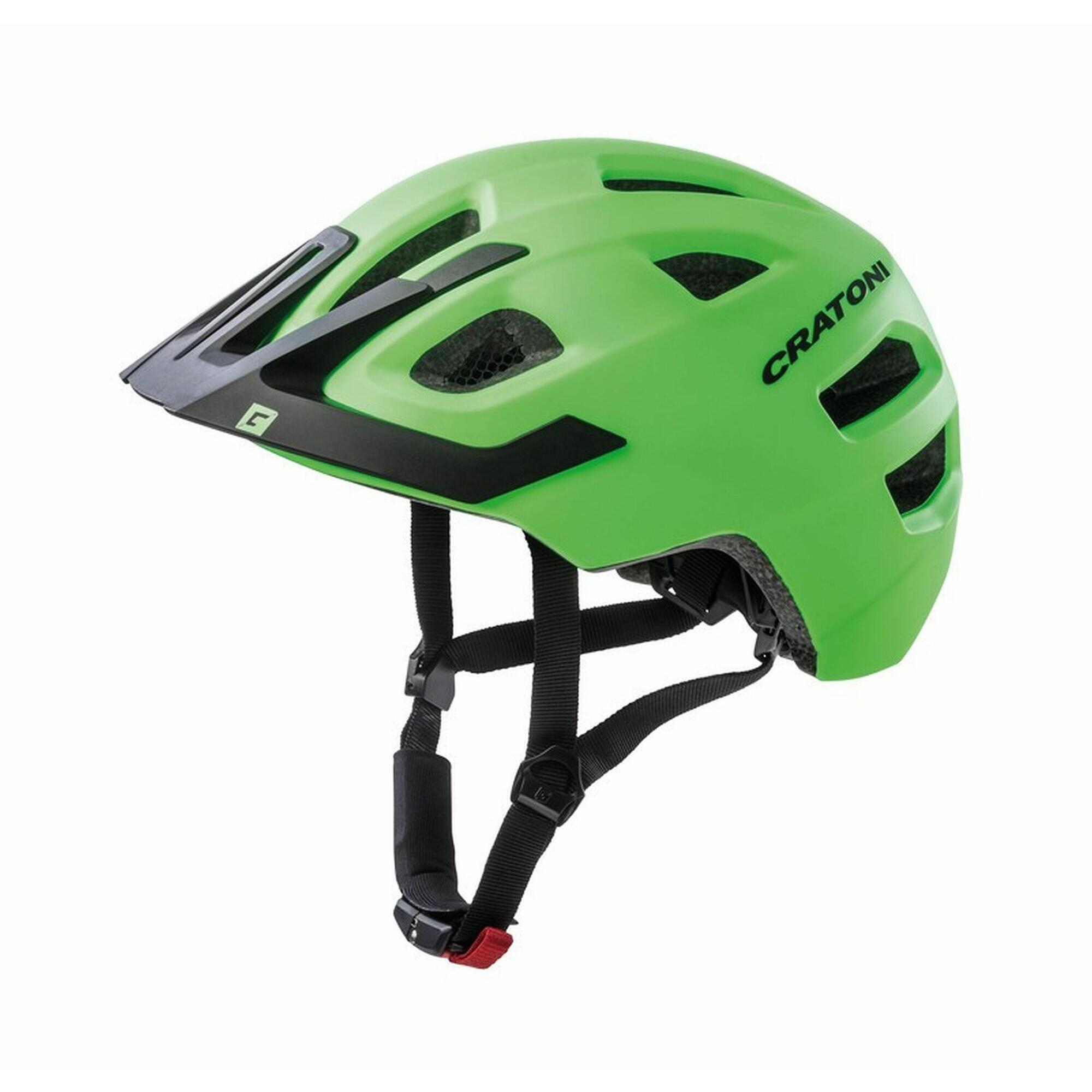 CRATONI Cratoni Maxster Pro Lime/zwart Matt Kinderhelm