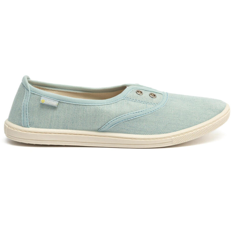 Tenisi femei Oldcom Slip-on Sarah Denim, Albastru