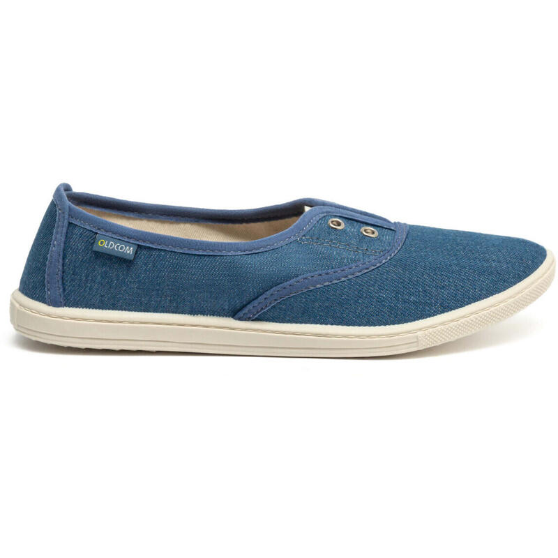 Tenisi femei Oldcom Slip-on Sarah Denim, Albastru