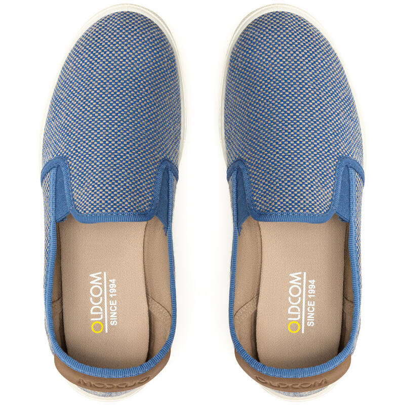 Tenisi barbati Oldcom Slip-on Original In, Albastru