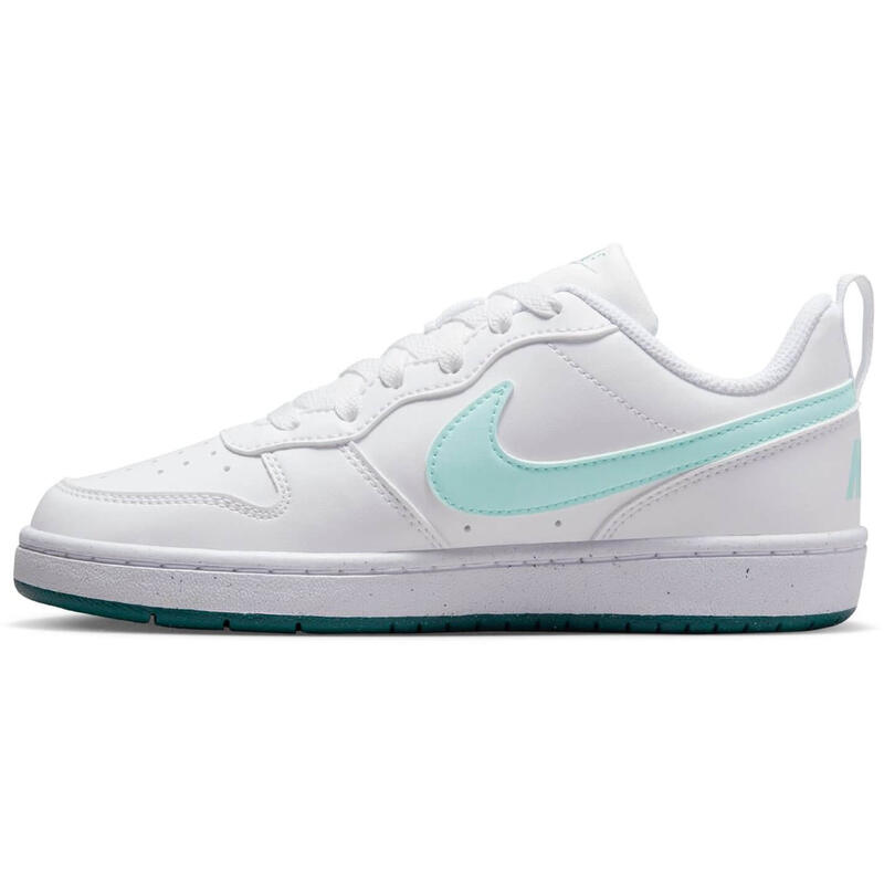 Pantofi sport copii Nike Court Borough Low Recraft, Alb