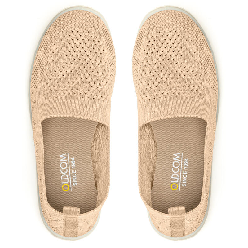 Tenisi femei Oldcom Slip-on Lora, Bej