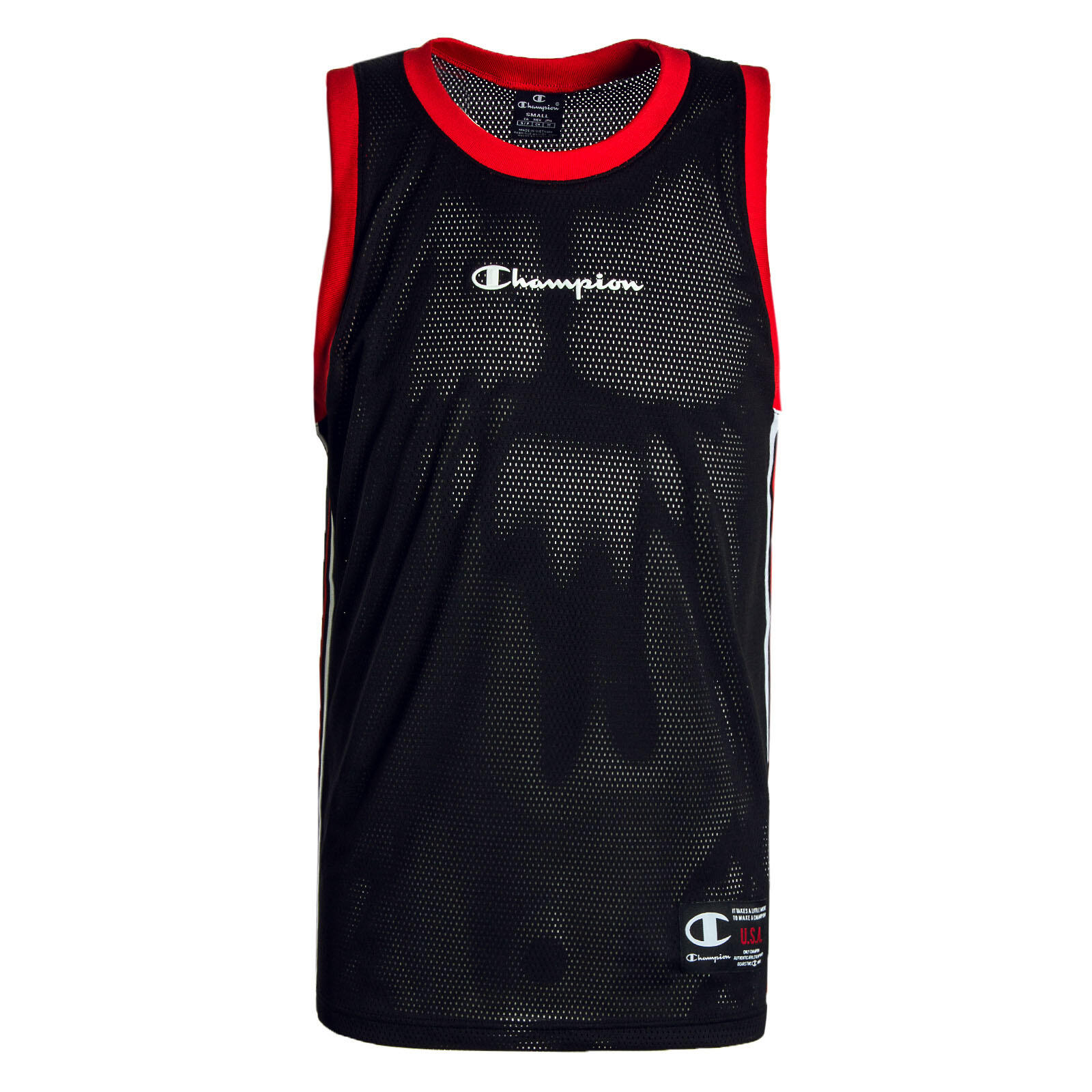 Camiseta para Hombre sin Mangas Champion Tank Top Negro 2/5