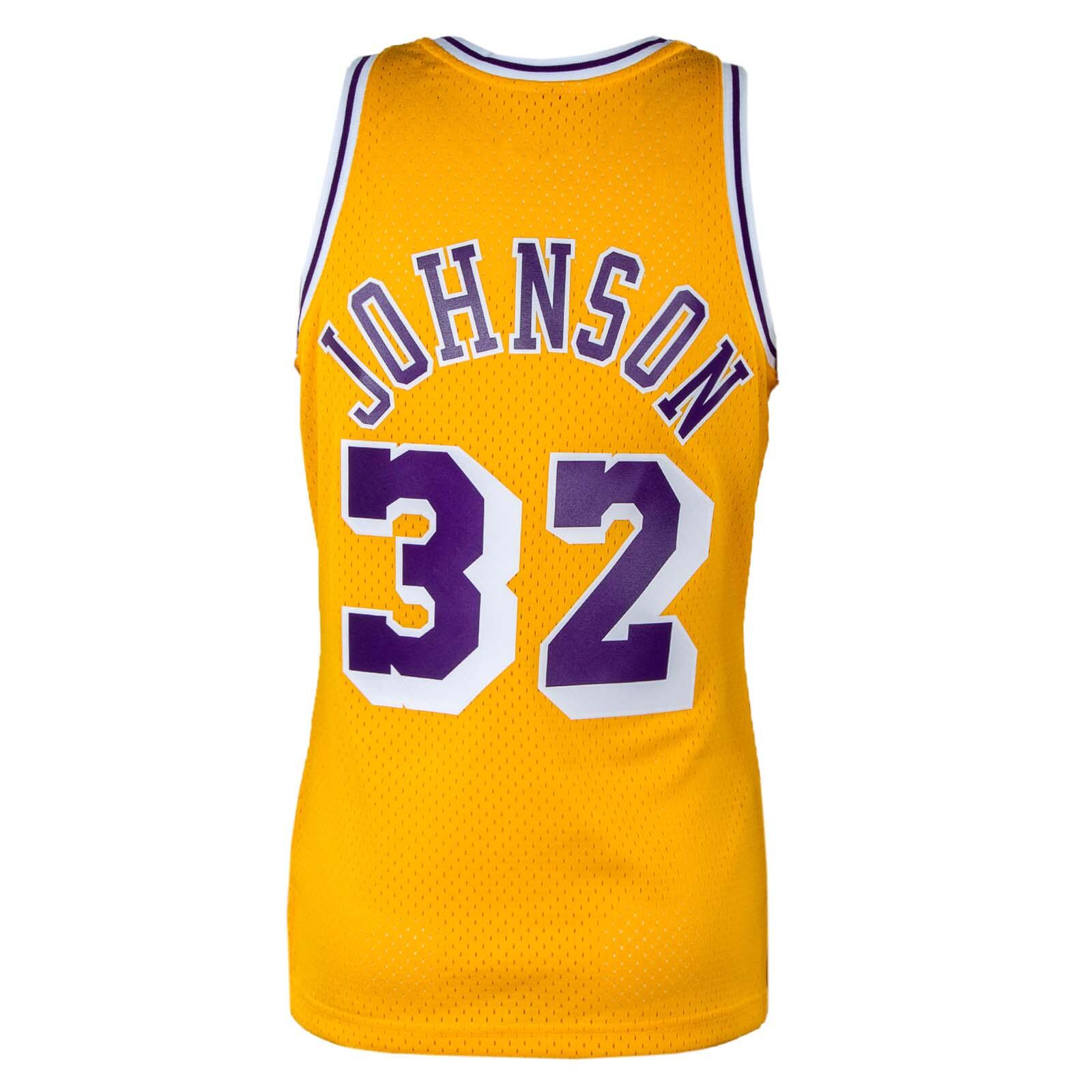 Maillot de basket Mitchell & ness modèle SMJYGS18175LALLTGD84EJH pour homme 3/7