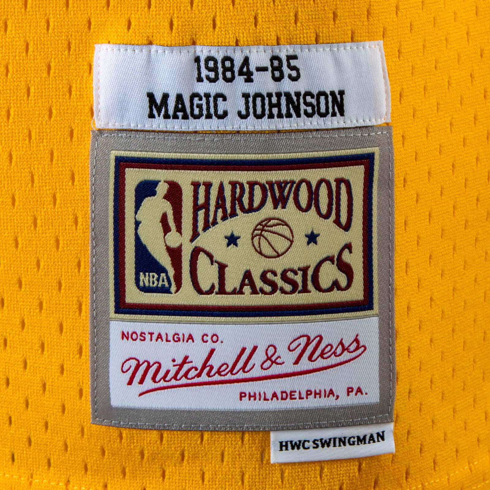 Maillot de basket Mitchell & ness modèle SMJYGS18175LALLTGD84EJH pour homme 4/7