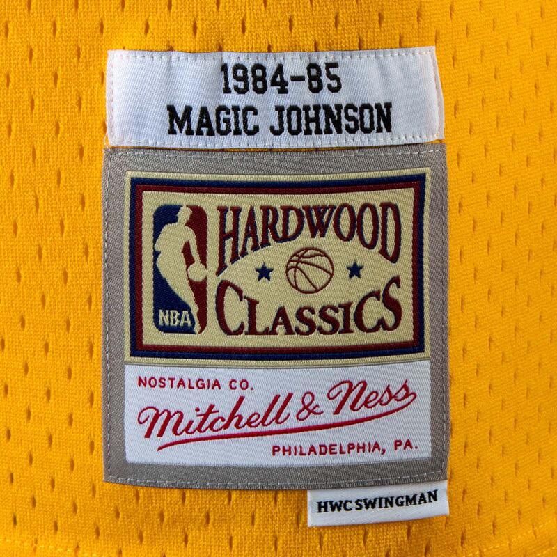 Maiou Mitchell & Ness Swingman Jersey LA Lakers '84 Magic Johnson auriu