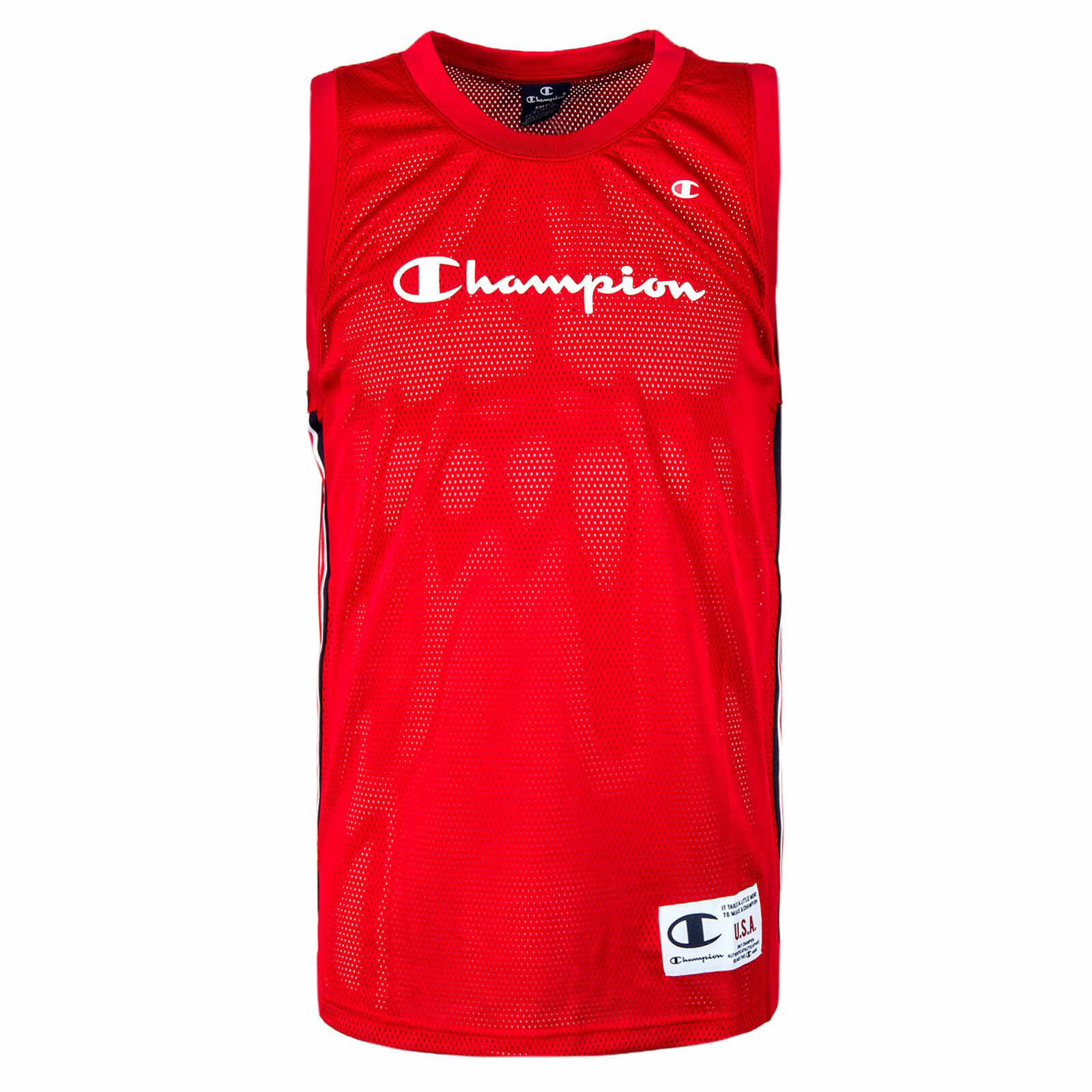 Camiseta de tirantes para hombre Champion en color rojo 2/7