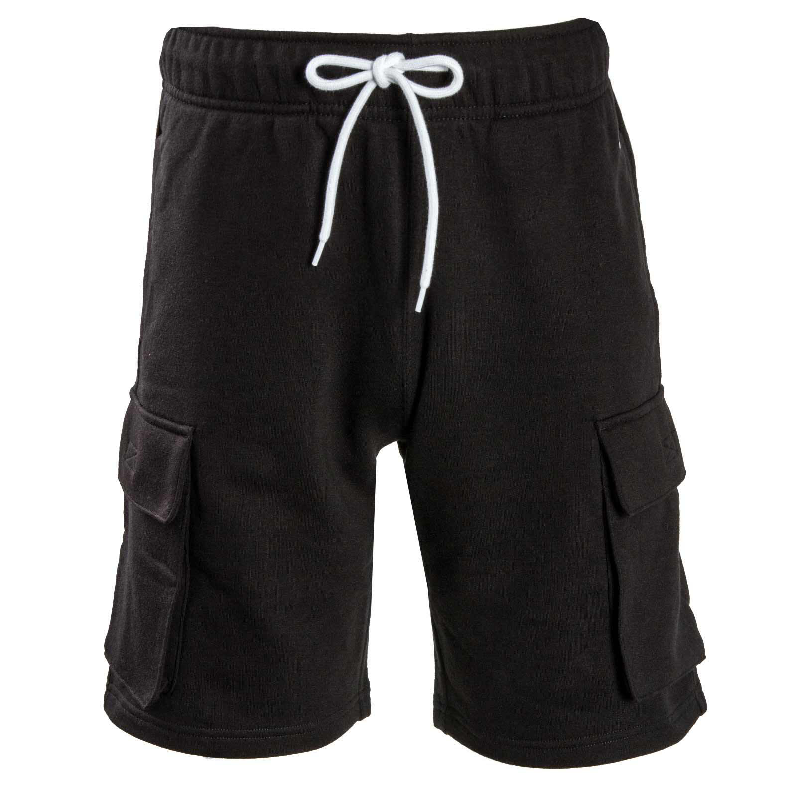 CHAMPION Pantalón Corto Deportivo Champion Cargo  Negro