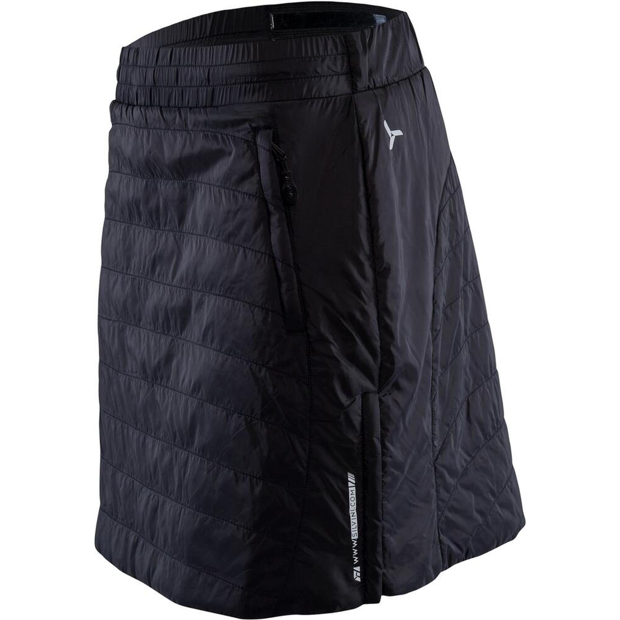 Silvini - Cucca Ws744 Black-cloud S - Jupe - Gris|noir - Decathlon