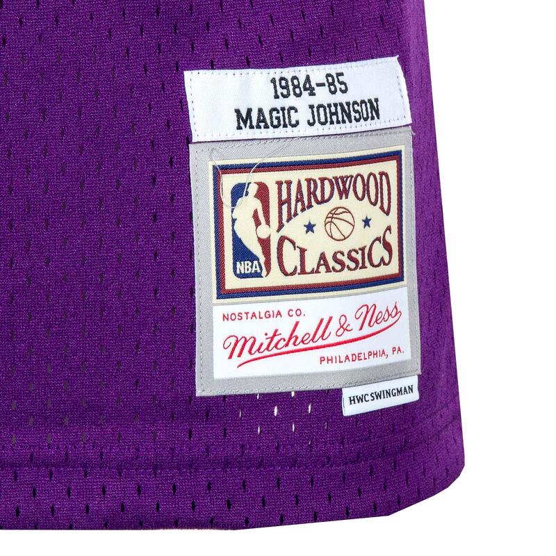 Camiseta de tirantes unisex Mitchell & ness Magic johnson 32 en color morado