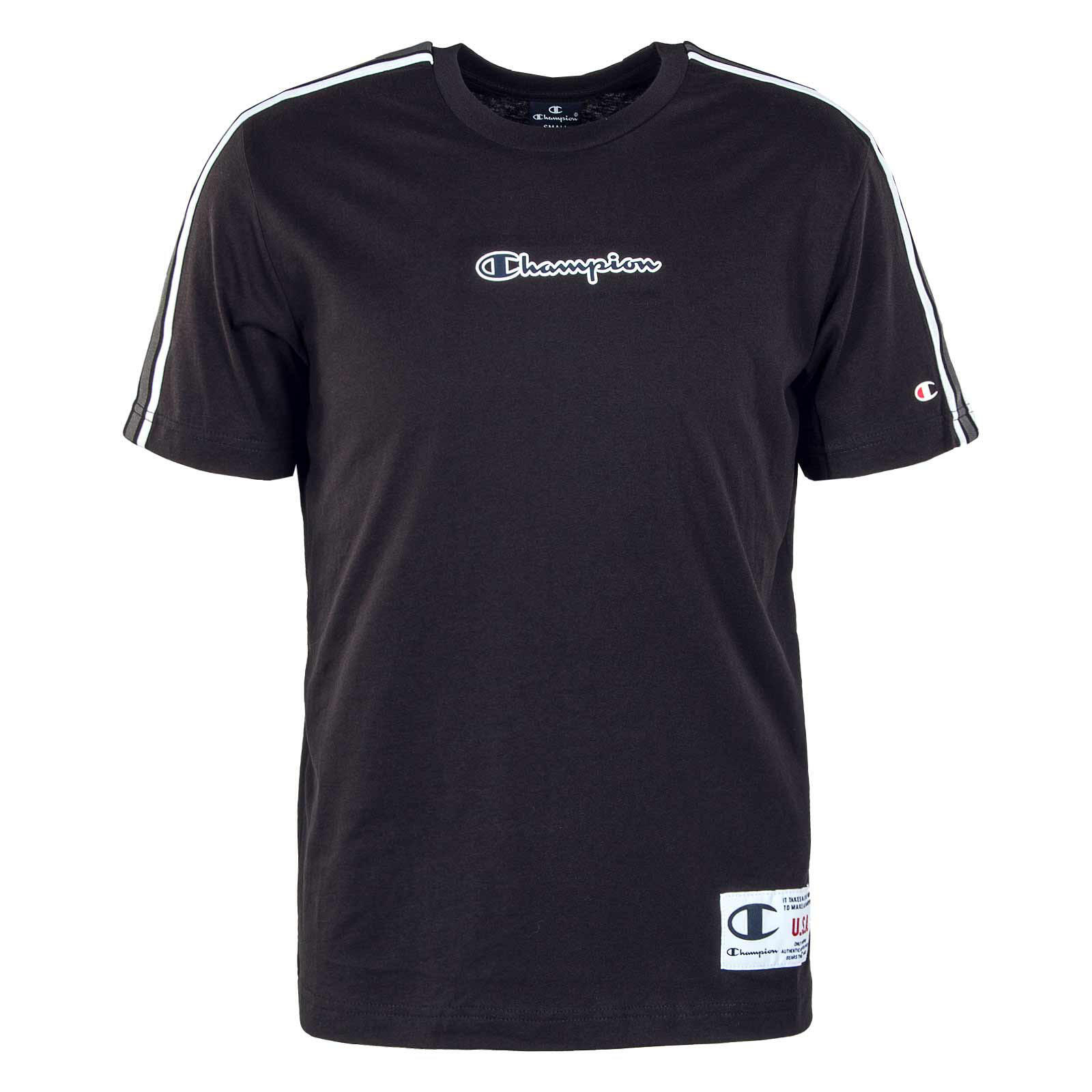 T-shirt à manches courtes homme Champion Crewneck Noir 2/6