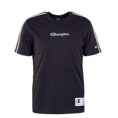 Heren-t-shirt met korte mouwen champion crewneck zwart