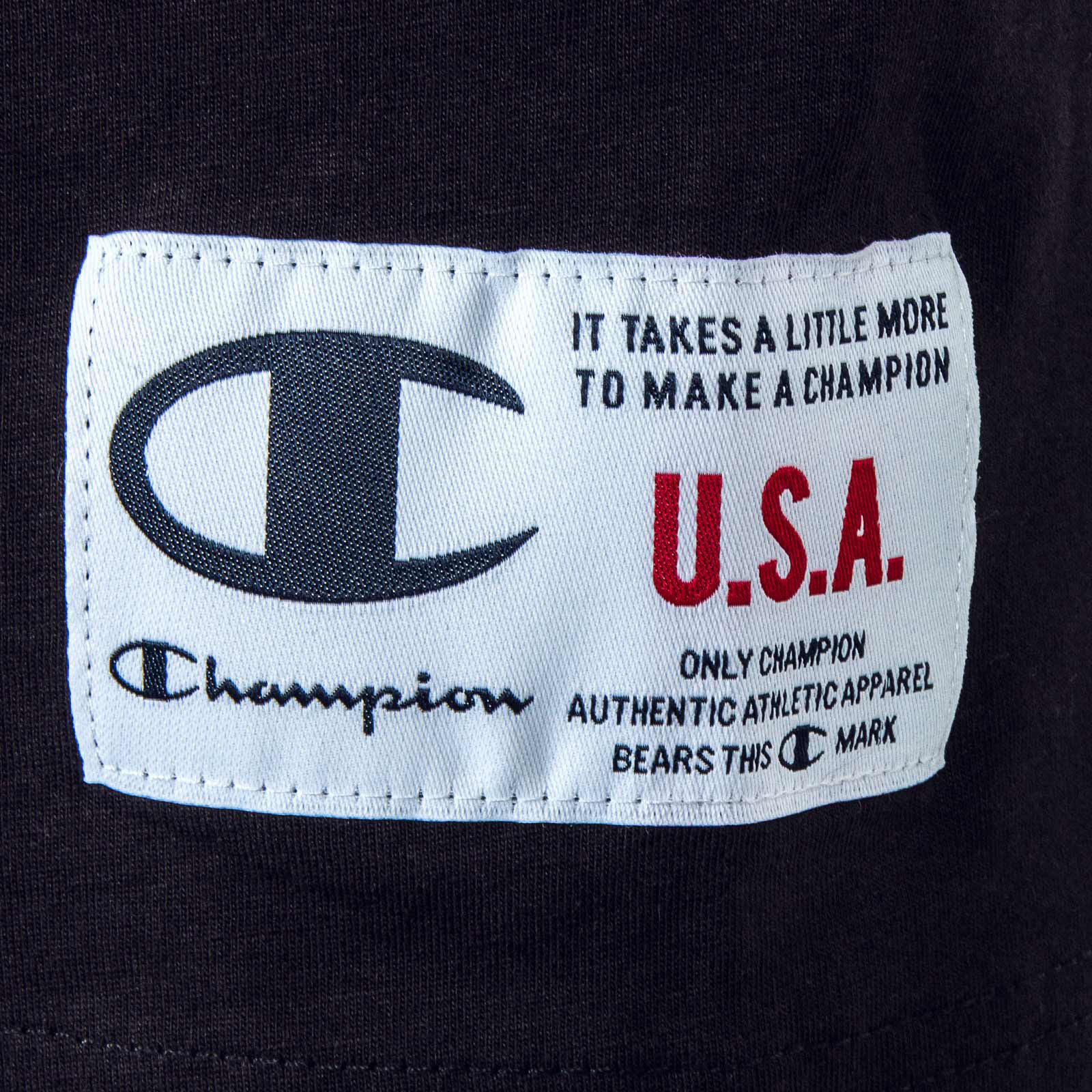 T-shirt à manches courtes homme Champion Crewneck Noir 5/6