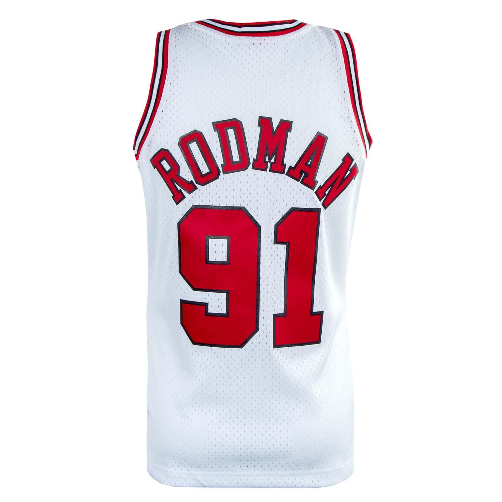 Camiseta De Baloncesto  Leyenda Dennis Rodman 91 - CHICAGO BULLS 3/5