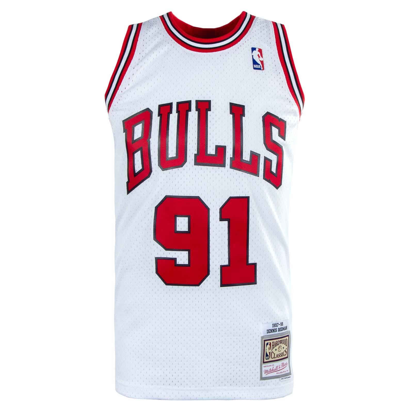 Camiseta De Baloncesto  Leyenda Dennis Rodman 91 - CHICAGO BULLS 2/5