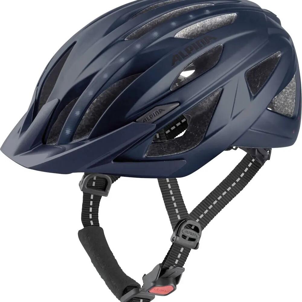 Olympic Sportswear Alpina Urban Helmet Haga LED 51-56 Mat Indigo