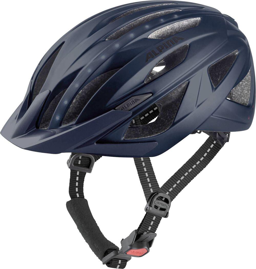 Kask miejski Haga LED niebieski