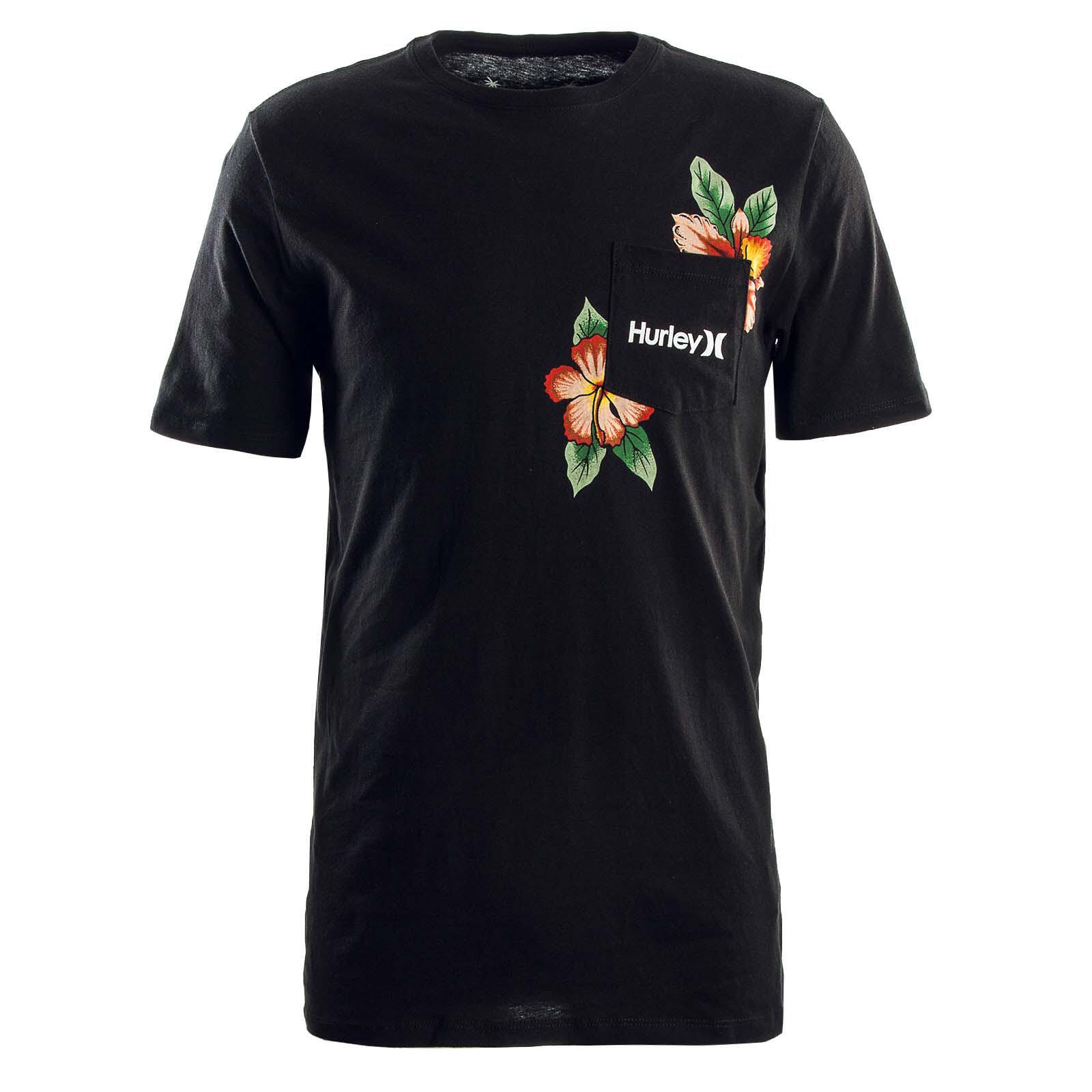 T-Shirt EVD Halekulani Pkt in Schwarz 2/4
