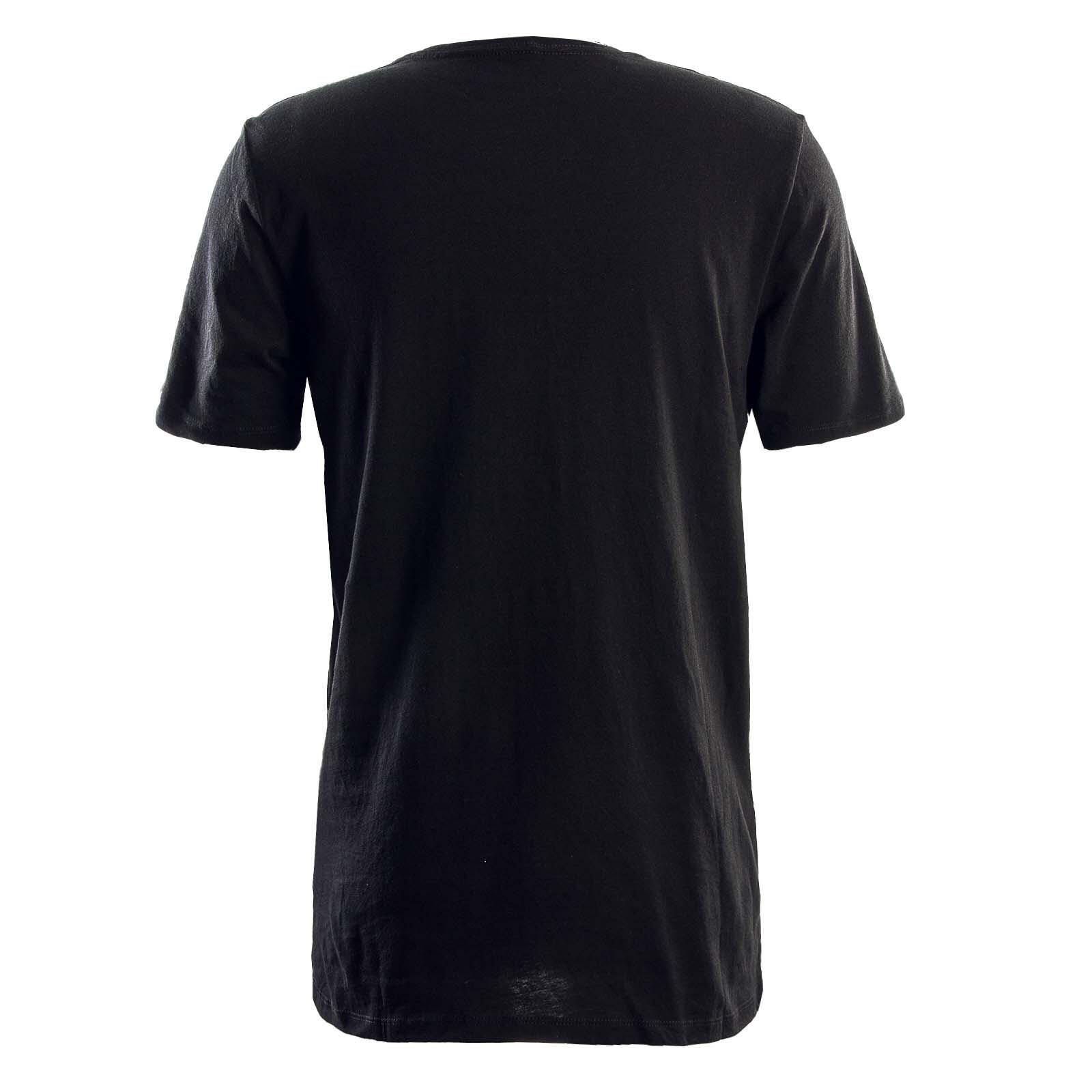 T-Shirt EVD Halekulani Pkt in Schwarz 3/4
