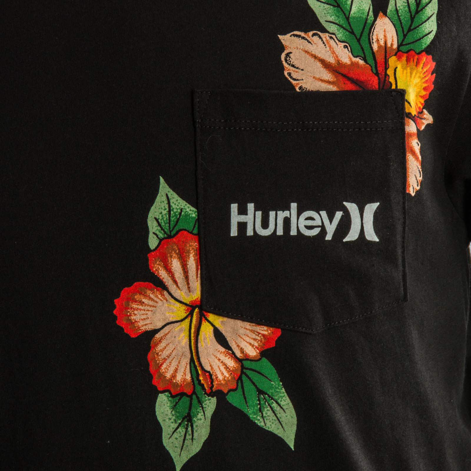 T-Shirt EVD Halekulani Pkt in Schwarz 4/4