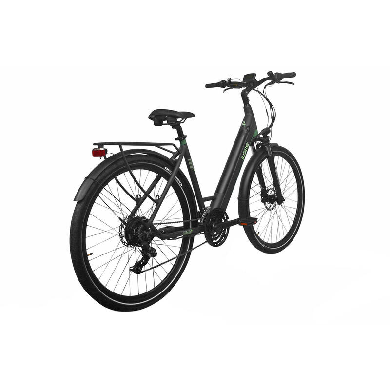 Vélo électrique de trekking,Yukon 2.1,D52 cm,12,8 Ah,21 sp,noir mat