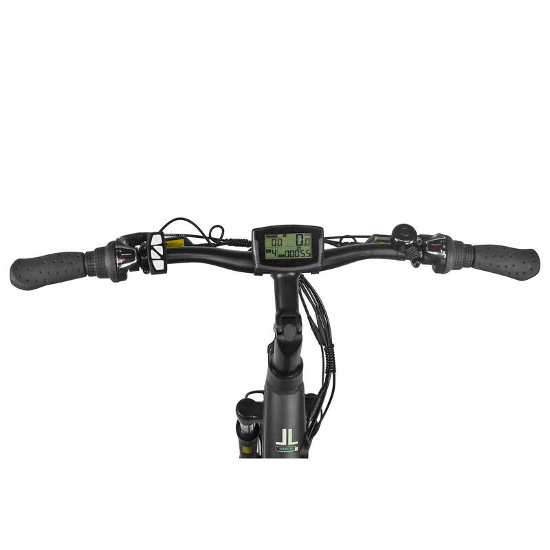 Elektrische trekkingbike,Yukon 2.1,D52 cm,12.8 Ah,21 sp,matzwart