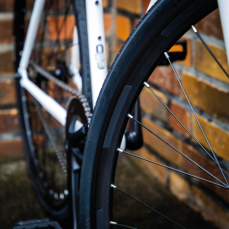 Reflektierende Felgenaufkleber in schwarz für Fahrrad