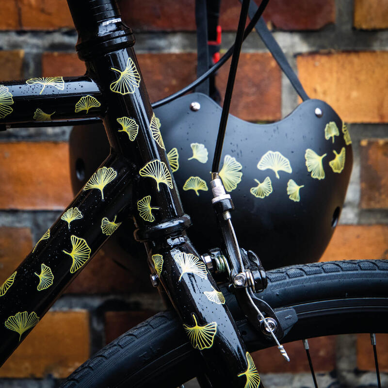 Ginkgo Fahrrad Sticker - der Trend für das Fahrrad