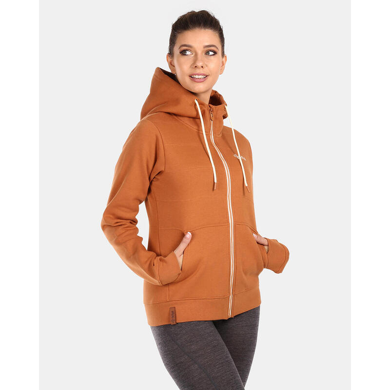 Sweat à capuche en coton pour femme Kilpi RAJANA-W