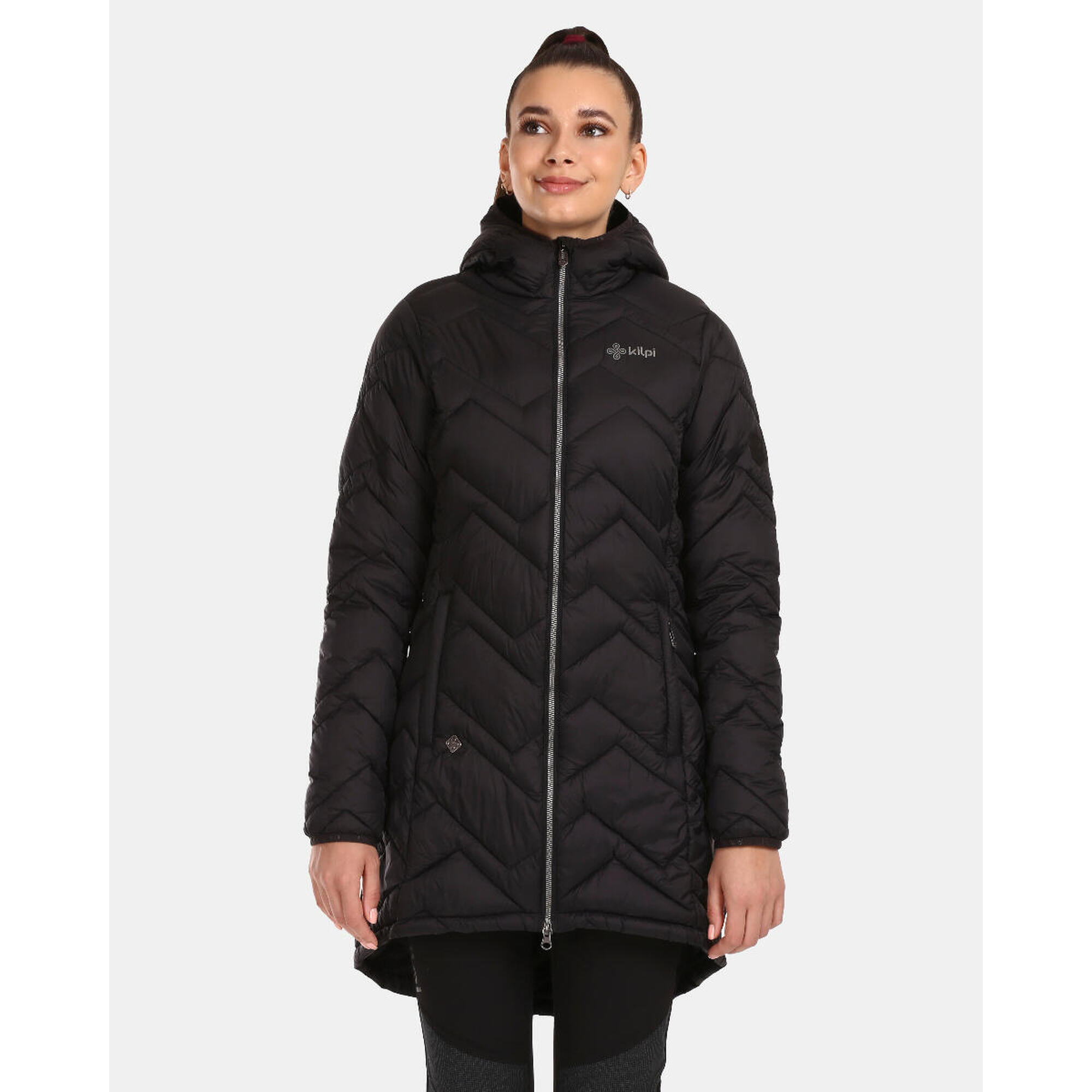 Kilpi - Manteau Isolé Pour Femmes Kilpi Leila-w - Parka - Noir - 36 Xs - Decathlon